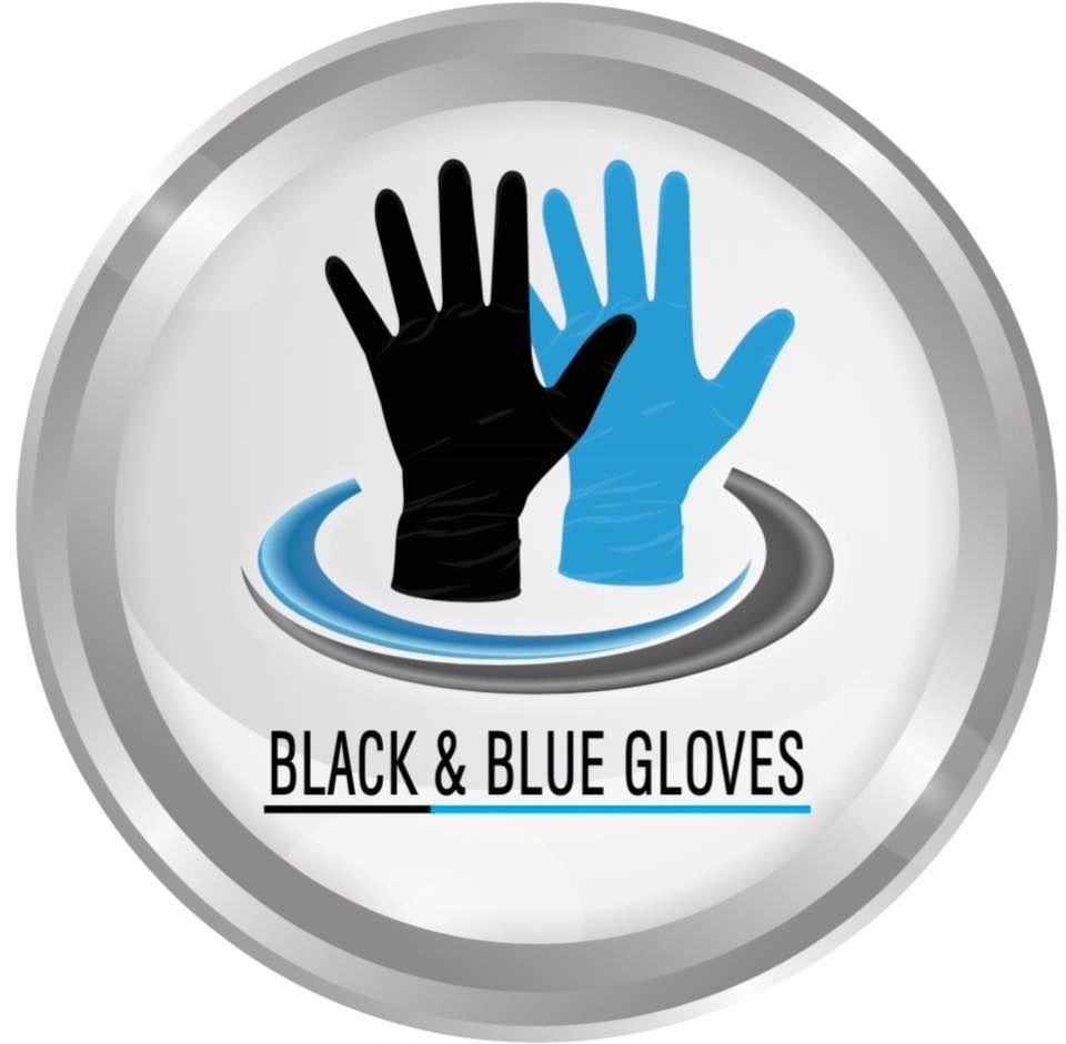 Black and Blue Gloves logo