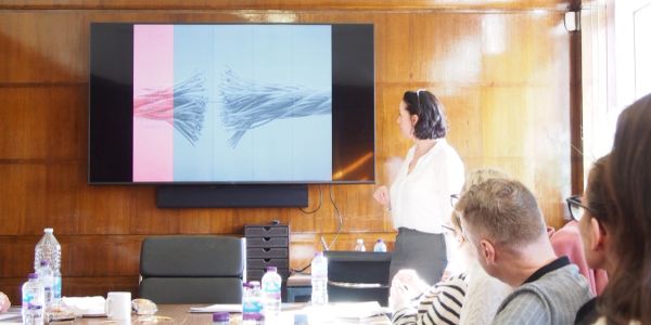 Natalie Willetts delivering training to Responsible Individuals