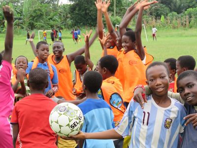 Tournament celebrations. Ghana, 2016