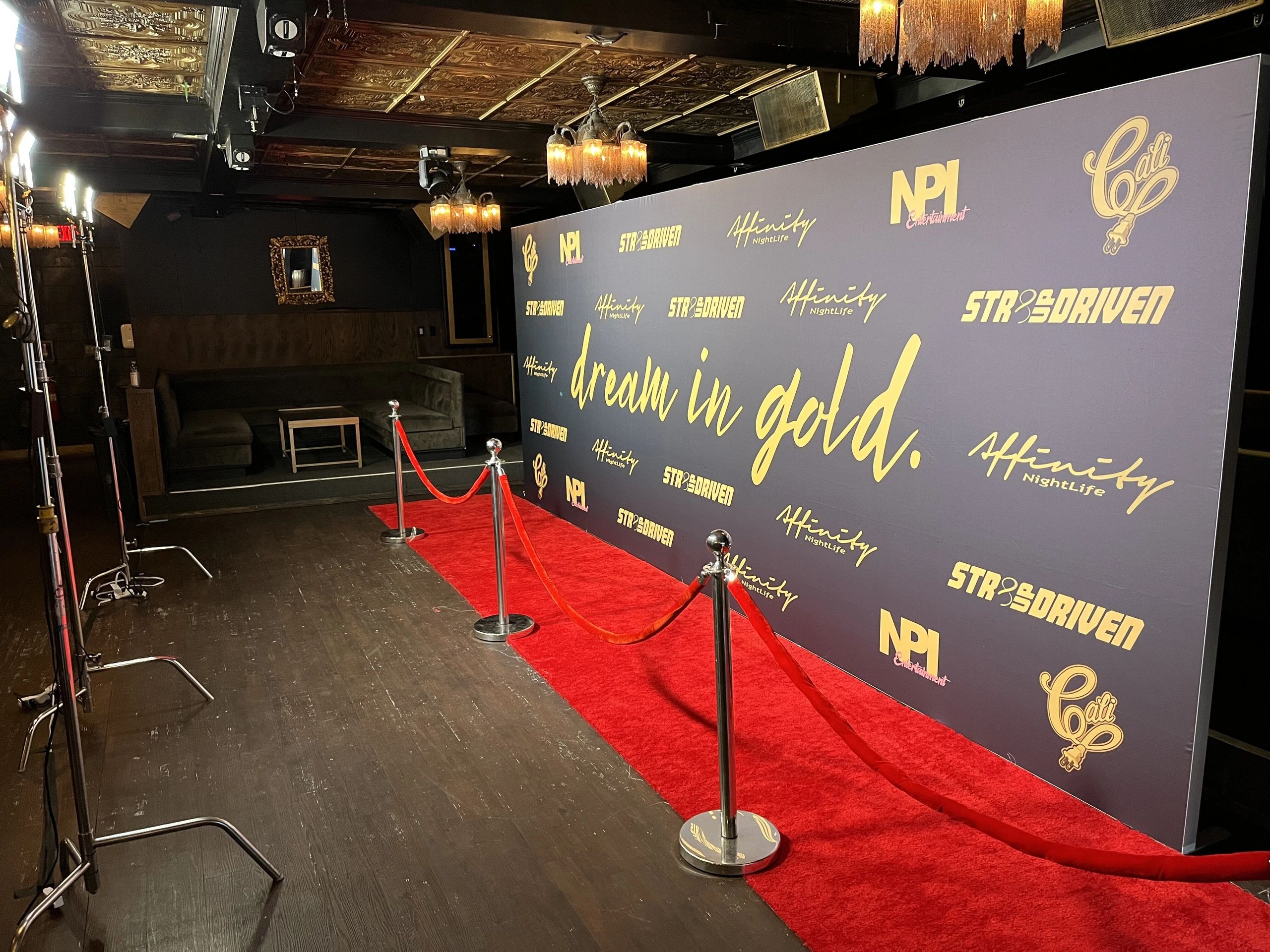 seg step and repeat backdrop arrival 