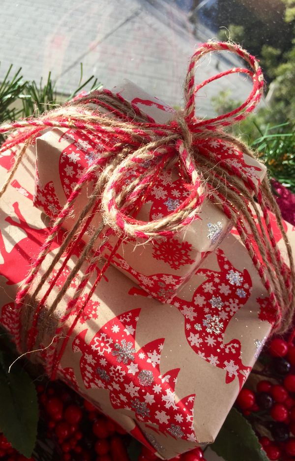 Woodsy options with colored string...