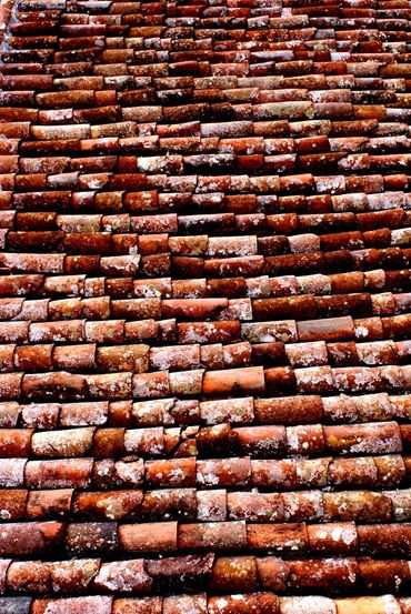 Roof tiles, Terceira, Portugal 