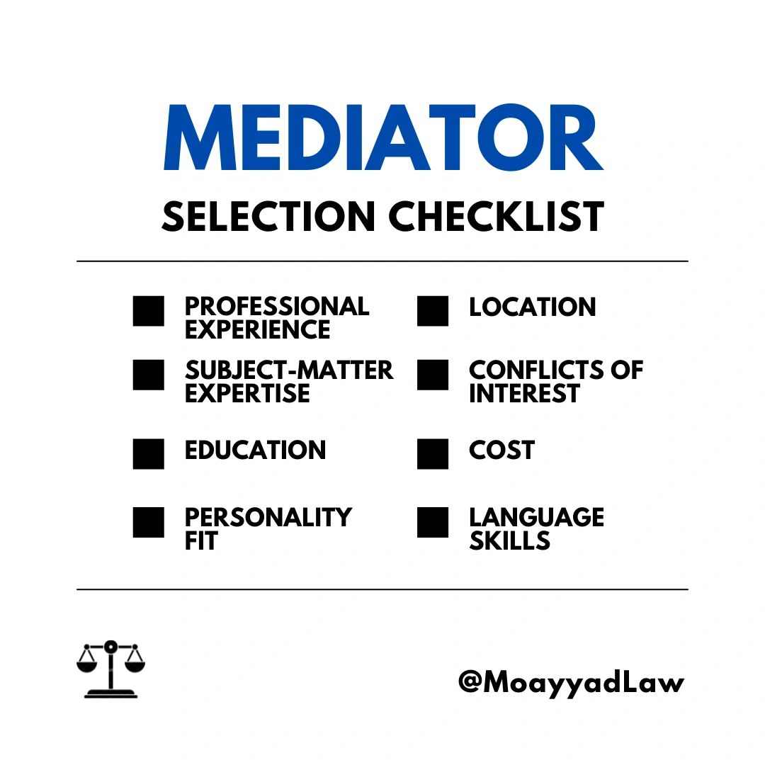 How To Choose A Mediator