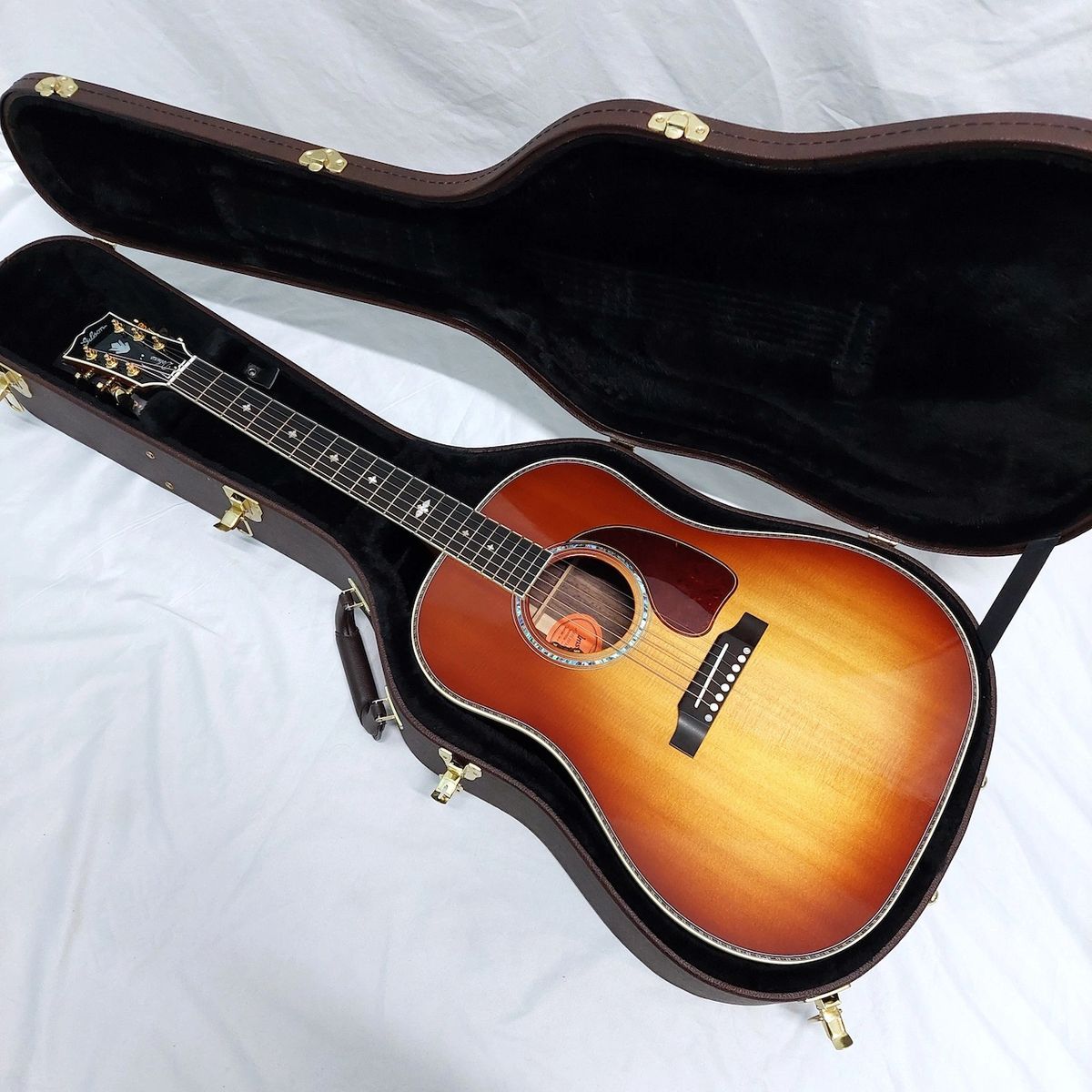 Gibson J45 Deluxe Rosewood Acoustic Guitar - Rosewood Burst + Hard