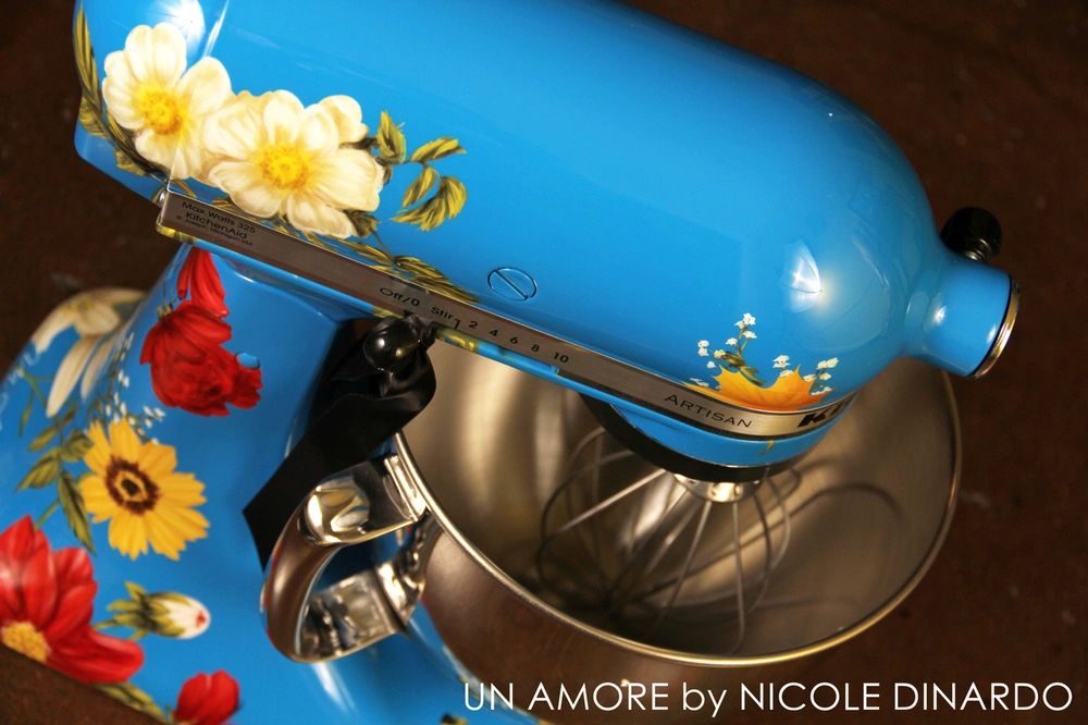 EXCLUSIVE - The Pioneer Woman {Third} Edition Custom Floral KitchenAid  Mixer {Artisan Series mixer Included}