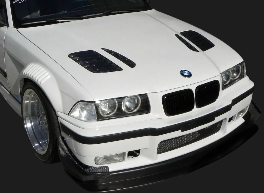 BMW E36 92-99 GTR Style Vented Hood