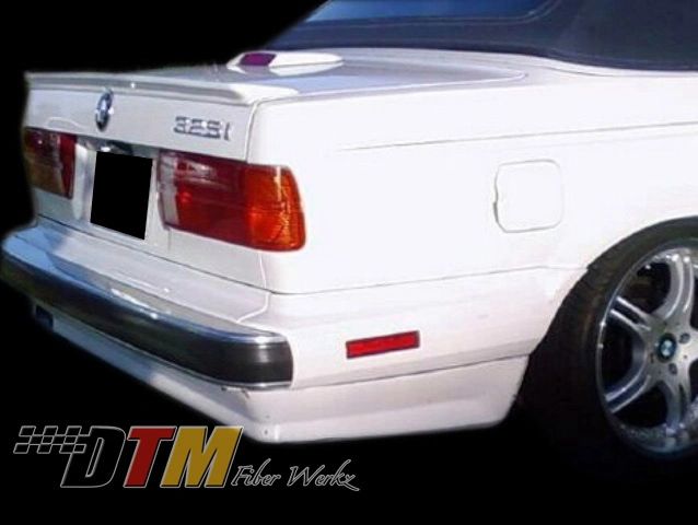 BMW E30 ES Rear Apron for (Metal/Diving Bumper)