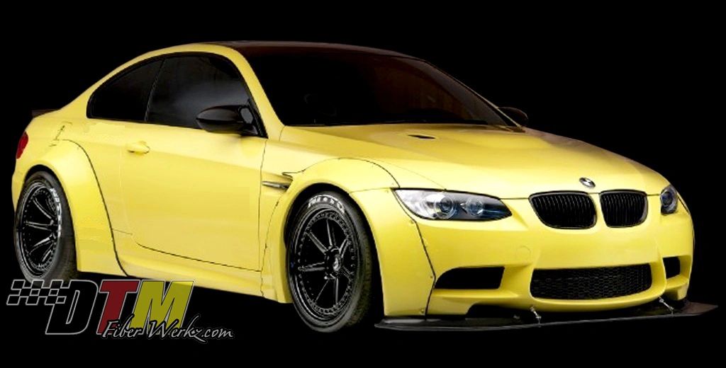 BMW E92 M3 GTR-S Rivet On Fender Flares