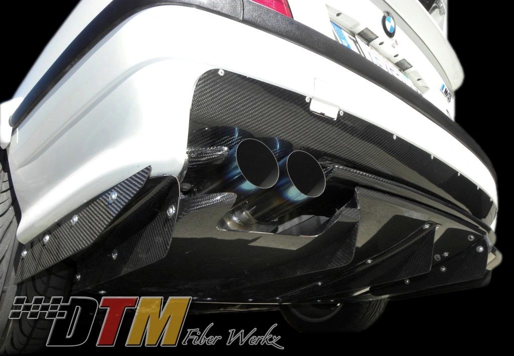 BMW E36 M3 GTR-S Rear Diffuser Lower + Upper