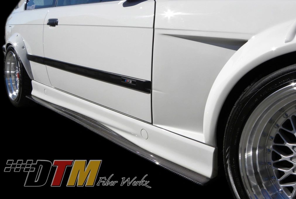BMW E36 M3 GTR-S Side Skirt Diffuser Extensions