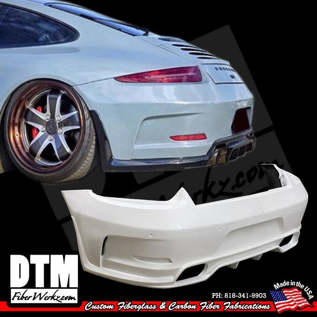 Porsche 997 to 991 GT3 Style Rear Bumper Conversion