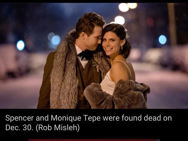 They died of gunshot wounds and no weapon was found. There was no forced entry. 