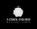 A Chick and Her Massage Table