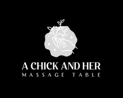 A Chick and Her Massage Table