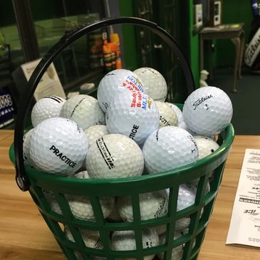 Small bucket of Range balls for Practice