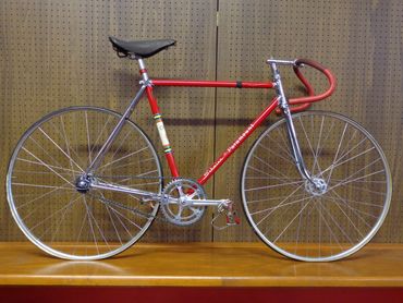 Schwinn Paramount built by Oscar Wastyn Sr for 6-day Professional Irv Pesek