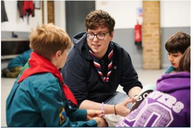 Being involved as a leader, assistant or as an occasional helper at the 7th Gosport Scout Group