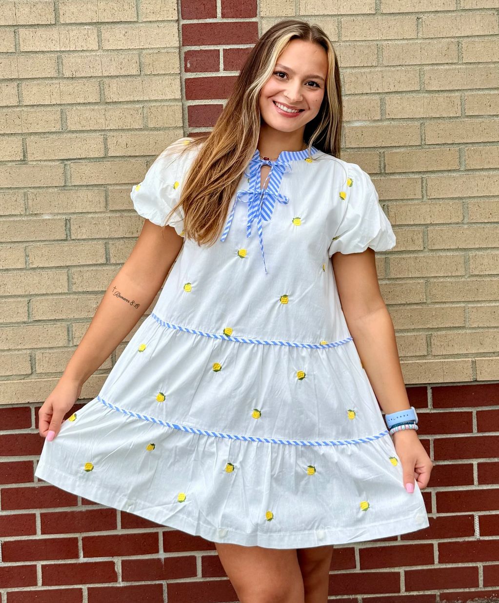 White Lemon Dress