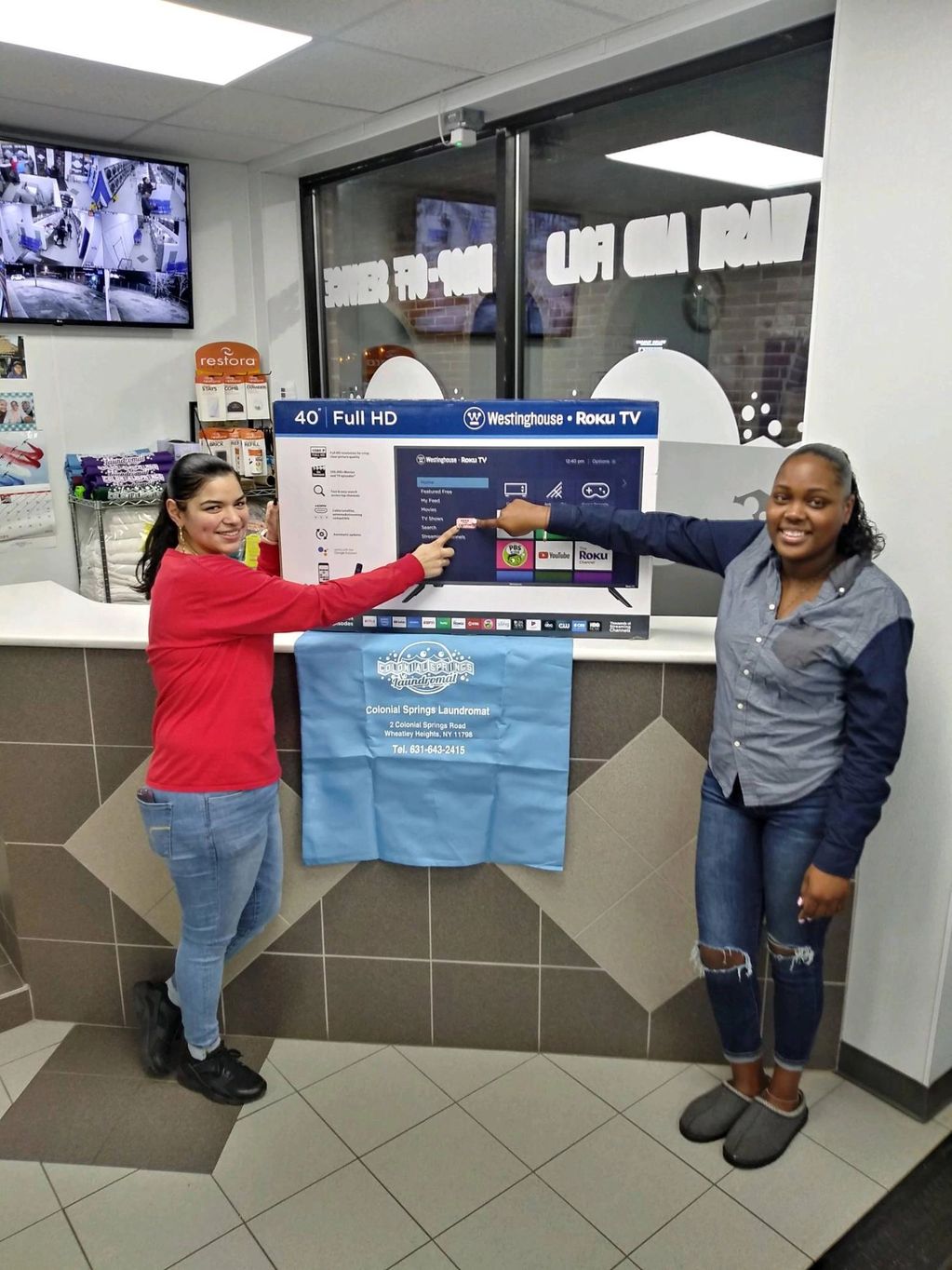 Congratulations to our January Smart TV raffle winner, Yasmin!!!  Look for Raffle Specials in Februa