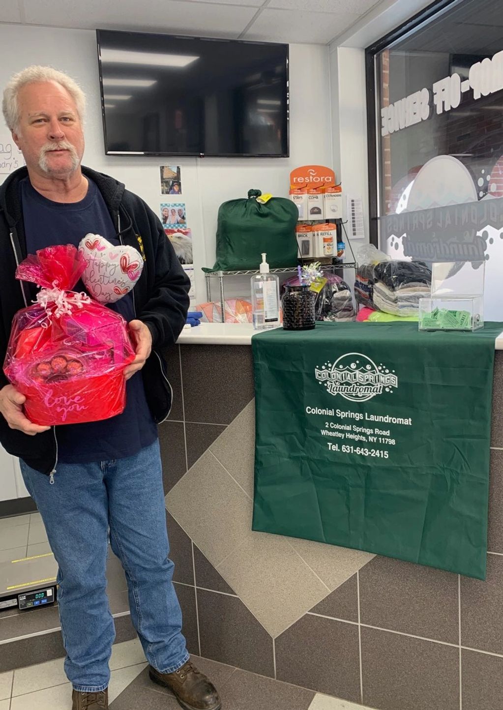 Congratulations to our Valentine's Day Basket Winner, Geoff!!! 