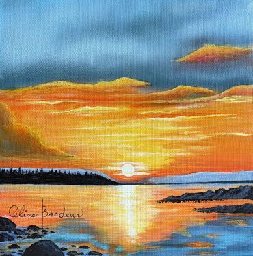 Baleine, Céline Brodeur artiste peintre