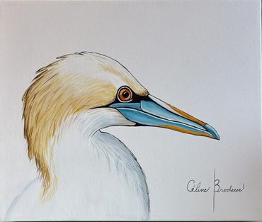 Fous de Bassan, Céline Brodeur artiste peintre