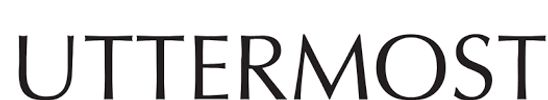 Logo of the brand 'Uttermost' in black serif font.