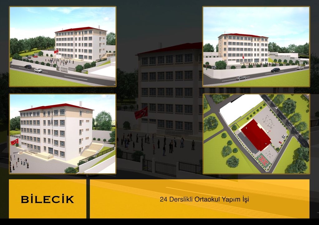 BİLECİK 24 DERSLİKLİ ORTAOKUL YAPIM İŞİ