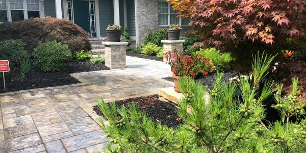 Brick paver  walkways and patios