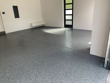 Garage Epoxy Flake Floor
