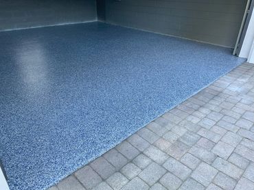 Garage Epoxy Flake Floor