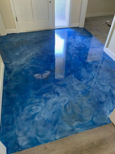 Metallic Epoxy Floor Gloss Finish