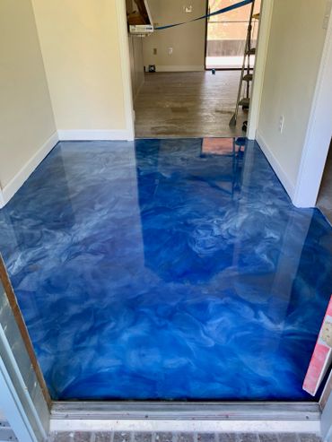Metallic Epoxy Floor Gloss Finish