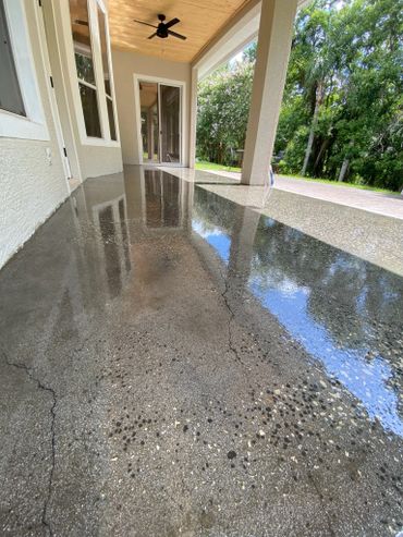 Concrete Grind and Seal Patio