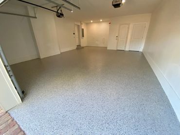 Garage Epoxy Flake Floor