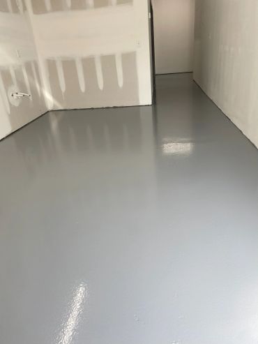 Grey Solid Epoxy Floor
