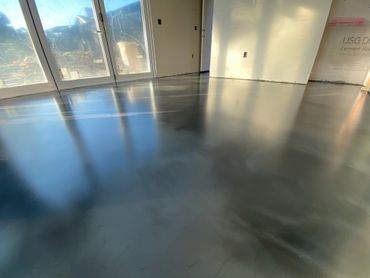 Metallic Epoxy Floor Satin Finish