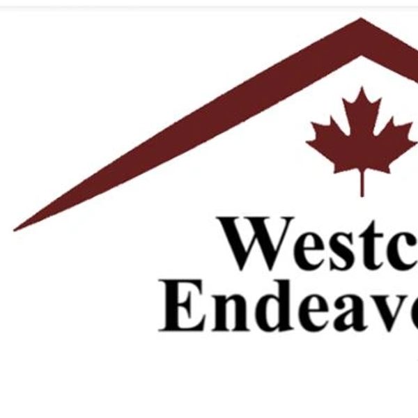 Logo of Westcoast Endeavours ULC with a stylized roof and maple leaf.