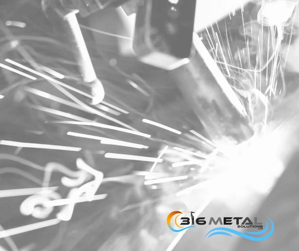 Close-up of welding sparks flying during metalwork.