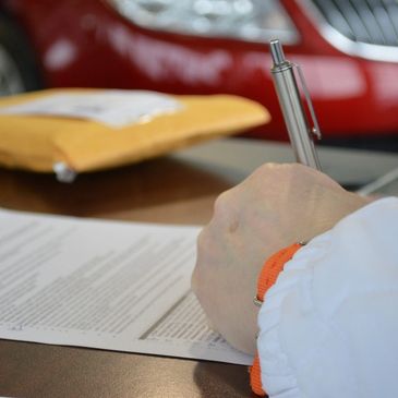 Signing compliance documents for risk mitigation
