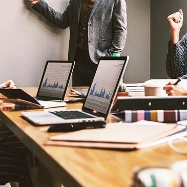 Team developing tailored risk management strategies