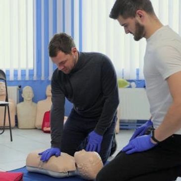 CPR training session for event safety and first aid