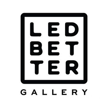 Ledbetter Gallery black and white logo