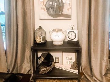 Grey, Farmhouse Shelf from TjMaxx. 