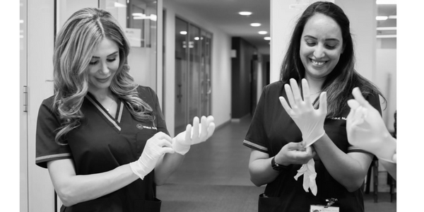 Nurses practicing good Hand Hygiene 