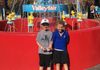 Super Lou and his super buddy Charley at Valley Fair.