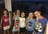 With cousins in EI. In July, Super Lou got an iPhone (in the black pouch) that constantly pings his glucose reading to us via his CGM. LIFE CHANGER!