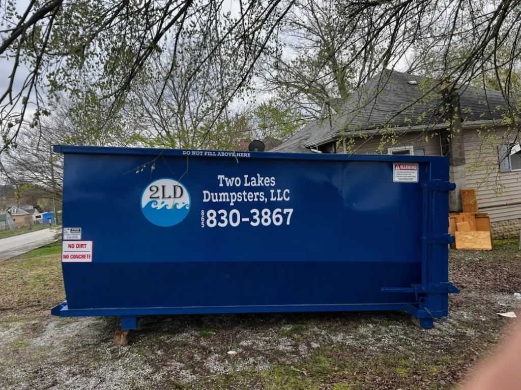 Roll Off Dumpster Two Lakes Dumpsters