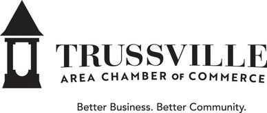 Trussville Area Chamber of Commerce logo with tagline.