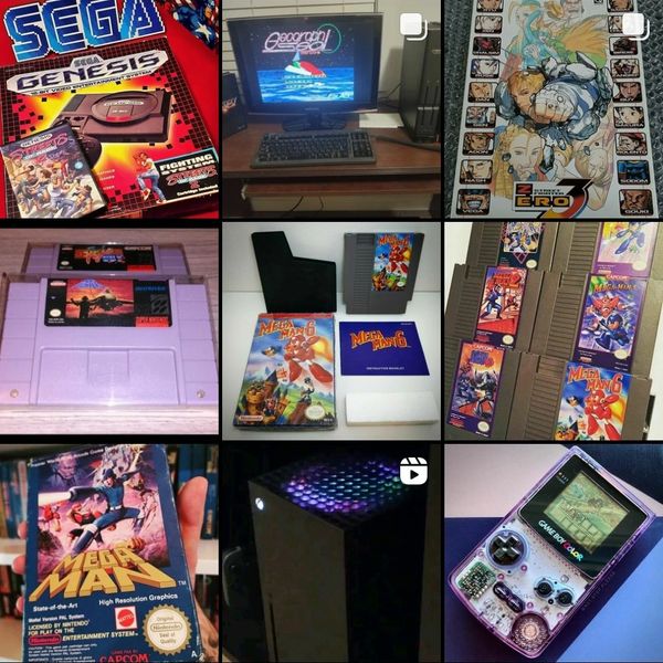 Sega Genesis, Sharp X68000, Megaman, Street Fighter Zero 3, Xbox Series X, Game Boy Color